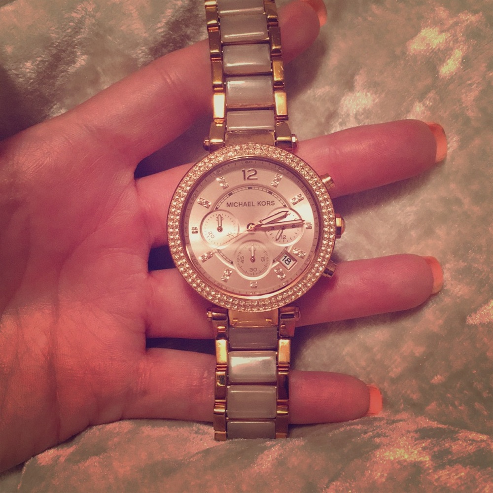 Michael Kors rose gold women’s watch